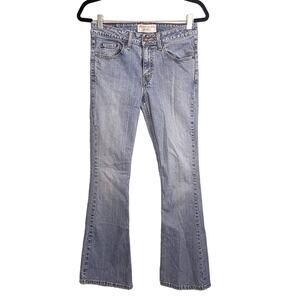 Levi Strauss Signature Y2k Jeans Junior Size 3 Blue Denim Low Rise Flare Bootcut